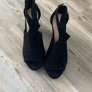 H&M Suede Cut Out Heels